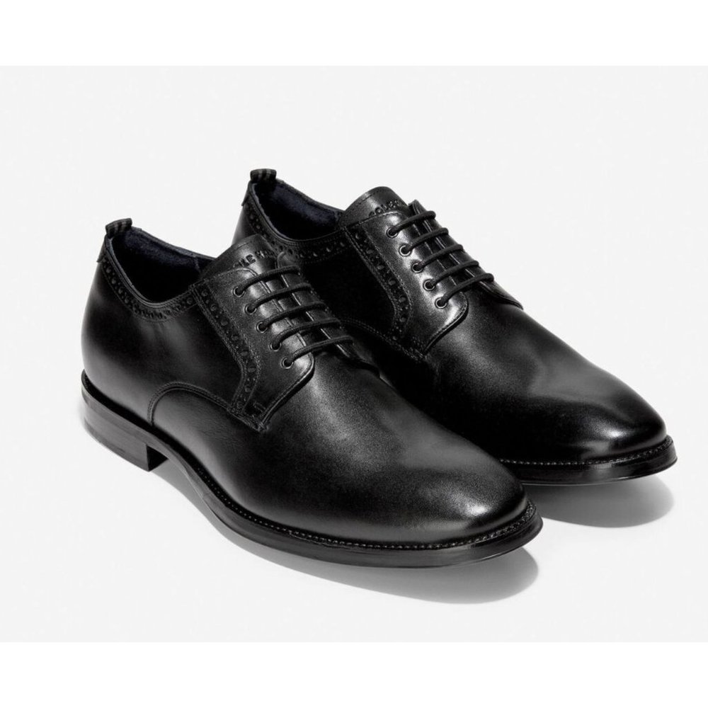 Cole Haan Jefferson Grand 2.0 Plain Oxford Shoes in Black